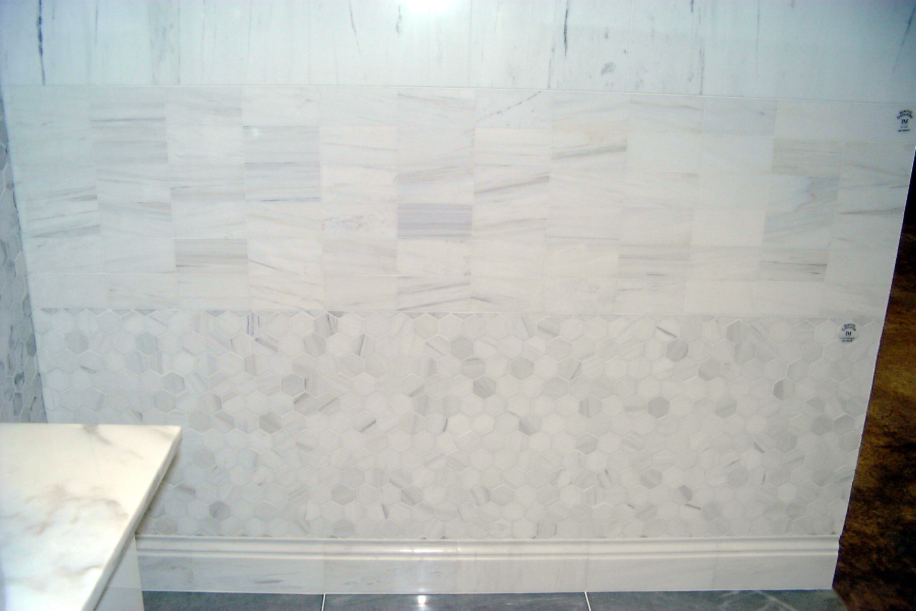 BIANCO DOLOMITI MOSAICS POLISHED 2" HEXAGON