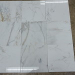 ITALIAN CALACATTA GOLD CLASSIC TILES POLISHED & BEVELED 12"X12"X3/8 ...